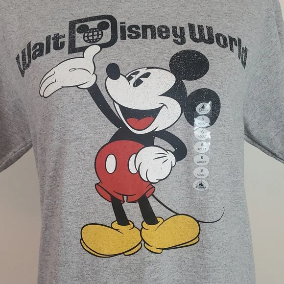 Authentic Disney Parks Mickey Mouse Tee Shirt NWT - Picture 2 of 7